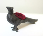 Antique Victorian Pheasant Pin Cushion 5 