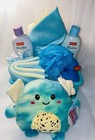 Gifted Spirit Baby Bath Gift Basket - Fuzzy Friends Baby Shower Gift Set
