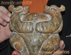7 6   Hongshan Culture Old Jade Carved Weird Beast Face Mask Statue Wall Hanging