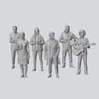 Ordinary Folks X6 1 87 Ho Model Railroad Railway Layout Figures