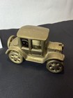 Vintage Brass Ford Model T Style Car  Automobile Working Wheels Paper Weight 1 5
