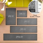 Door Mat With Non Slip Rubber Backing  Washable Soft Floor Carpet For Kitchen   