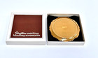 Stratton New Old Stock Vtg Powder Compact W Pheasant Bird Peacock In Orig Box