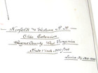 Vtg 1890 Norfolk   Western Railway Map  Ohio Extension Wayne County  Wv  11x9  