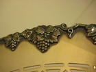 Vintage Epns  1702 Silverplate Grapes On Edge Serving Footed Plate  10 1 2  Dia