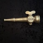 Vintage Fairy Brass Hose Nozzle     Antique Hose Fitting