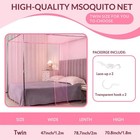 Pink Mosquito Net For Bed Mosquiteros Para Camas Bed Netting Canopy Mosquito