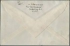 Hindenburg Flight Cover To Netherlands 1936 Ss Rotterdam Hoboken New Jersey