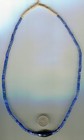 African Trade Beads Vintage Old Glass Czech Bohemian Russian Blue Beads