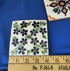 Set Of 5 Mexican Talavera Style Decorative Ceramic Tiles