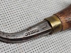 Antique Gomph Leather Working Creasing Stamping Cobbler Hand Tool   1