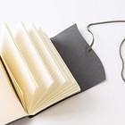 Leather Hardbound Journal 5x7   Vintage Brown Writing Notebook Toscana Style   