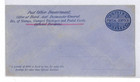 Usa Cover Post Office Official  deleted  Stationery Blue 1877 Envelope Xu101