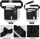 Restaurant Waiter Waist Money Pouch Bag Serving Apron Check Holder Belt Bag