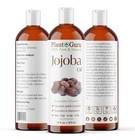 Golden Jojoba Oil Cold Pressed 100  Pure Natural For Skin Face Hair Massage  