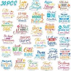 30pcs Bible Verse Fridge Magnets  Inspirational Bible Verse Refrigerator Magn   