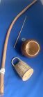 45  Professional Medium Berimbau Biriba Wood Stick  Caxixi  6  X 15  Cabaca