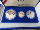      1986 Statue Of Liberty  5 Gold  1 Silver Commemorative 3-coin Proof Set W ogp