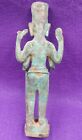 Ancient Bronze Statue Of Hindu God Vishnu