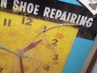Vintage Cat   s Paw Advertising Clock