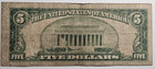 1929  5 Chicago Illinois Il Federal Reserve Bank Frb Brown National Currency