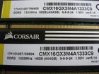 16gb  4x4gb  Corsair Xms3 Cmx16gx3m4a1333c9 Ddr3 Desktop Ram Memory - Free Ship