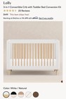 Babyletto Lolly  3-in-1 Convertible Crib White Natural-m9001wn