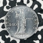 1964 Vatican City 10 Lire  4 Available  High Grade  Beautiful   1 Coin Only 