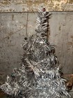 Vintage Tinsel Aluminium Table Top Christmas Tree