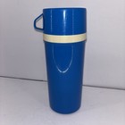 Vintage Aladdin  Blue Thermo Bottle Wide Mouth Thermos