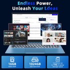 2026 Sgin 15 6  Thin Laptop I3-10100y 16gb Ram 1tb Ssd Win 11 Backlit Keyboard