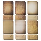 120 Pack Vintage Paper   Envelopes 8 5x11 Antique Designs Writing Printing