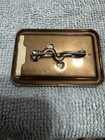 1944 State Of Ohio Resident Fishing License Pin-back Metal Frame Badge