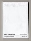 Nikon Z5 Mirrorless Camera Genuine Instruction Book   Manual   User Guide