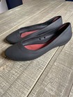 Crocs Lina Iconic Comfort Ballet Flats Women   s 8 Black Lightweight Minimalist