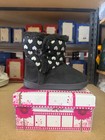 Amy Girls Kids Toddler Black Faux Fur Winter Boots With Heart Print - Sizes 7-12