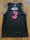 Dwayne Wade  3 Miami Heat Vice Nights Men s Swingman Jersey Size 50