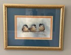 Complete Framed Cross Stitch Picture Sitting Pretty Valerie Pfeiffer Dyed Cloth