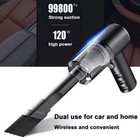120w Cordless Handheld Rechargeable Vacuum Cleaner Car home Auto Wet dry Duster