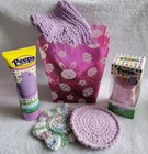 Peeps   Hand Made Scrubby   Washcloth Gift Sets - Purple