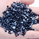 1000 Pieces Flatback Half Pearls  Flat Backed Round Half Pearls Beads For Crafts