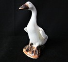 Vintage Asian Primitive White Ceramic  Duck  goose Figurine- 4 