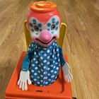 Vintage 1976 Mattel Jack In The Music Box Circus Clown Works Great