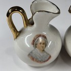 Mini Jug Souvenir Set George Martha Washington Mt Vernon Virginia Capsco