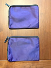 Tumi For Delta - Lot Of 2 Small Purple Tumi Bags