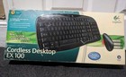 Logitech Cordless Desktop Ex 100 Keyboard With Mouse 