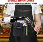 Waitress Apron Server Aprons Server Pouch Restaurant Waist Money Apron Bag With