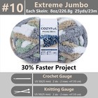 Cozyful Chunky Yarn For Hand Knitting - 10 Chunky Chenille Blanket Yarn  Jumb   