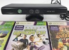 Microsoft Xbox 360 Kinect Sensor Bar 1414 Black Motion Sensor Camera   3 Games