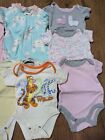 Newborn Nb Baby Girls Clothes Clothing Lot 11 Spring Pajamas Bodysuits Carters